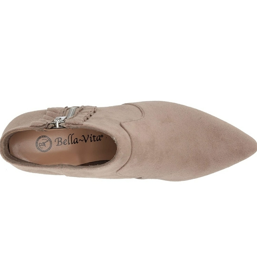 Bella Vita Ankle bootsColor Stone Super SuedeSize 12 Wide, Women'sBonded… - Picture 5 of 9